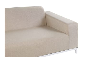 3-sits Utesoffa Hughen - Beige - Utemöbler & utemiljö - Loungemöbler - Loungesoffor