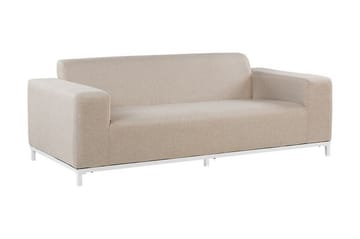 3-sits Utesoffa Hughen - Beige - Utemöbler & utemiljö - Loungemöbler - Loungesoffor