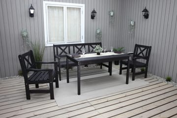 3-sits Utesoffa Olivo - Kaffesvart - Utemöbler & utemiljö - Loungemöbler - Loungesoffor