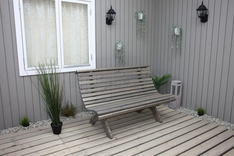 Bänk Norvald - Grå - Utemöbler & utemiljö - Loungemöbler - Loungesoffor