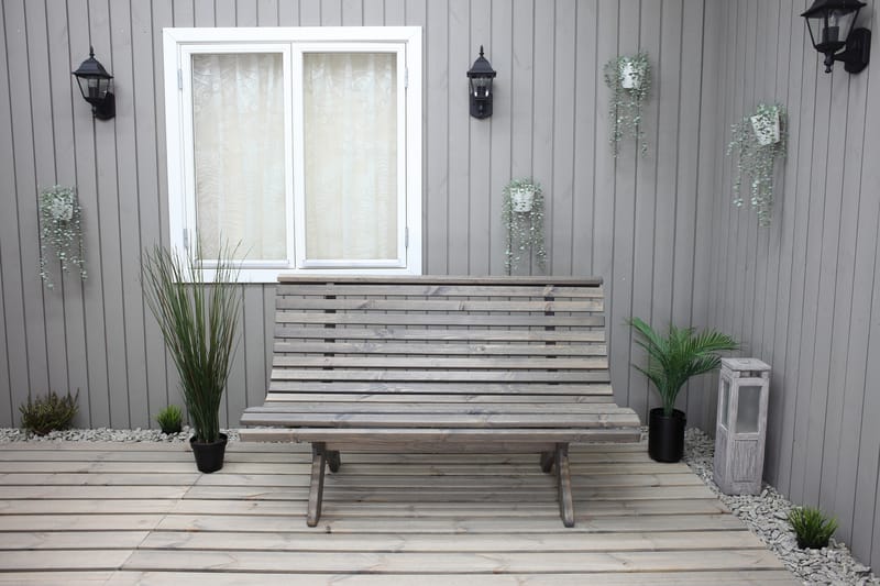 Bänk Norvald - Grå - Utemöbler & utemiljö - Loungemöbler - Loungesoffor