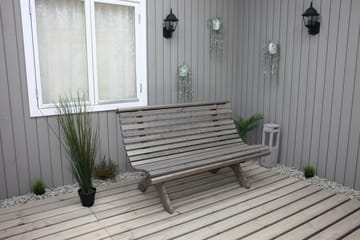 Bänk Utomhus Norvald - Grå - Utemöbler & utemiljö - Loungemöbler - Loungesoffor