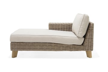 Utesoffa Bahamas med Armstöd Höger - Beige - Utemöbler & utemiljö - Loungemöbler - Loungesoffor