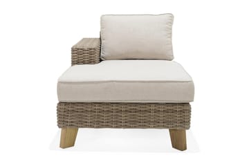 Utesoffa Bahamas med Armstöd Höger - Beige - Utemöbler & utemiljö - Loungemöbler - Loungesoffor