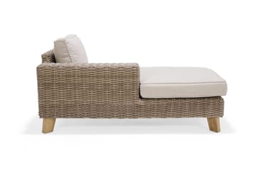 Utesoffa Bahamas med Armstöd Höger - Beige - Utemöbler & utemiljö - Loungemöbler - Loungesoffor