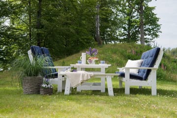 Utesoffa Herrgård 3-sits Vit - Hillerstorp - Utemöbler & utemiljö - Loungemöbler - Loungesoffor