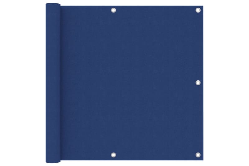 Balkongskärm blå 90x500 cm oxfordtyg - Blå - Balkongskydd