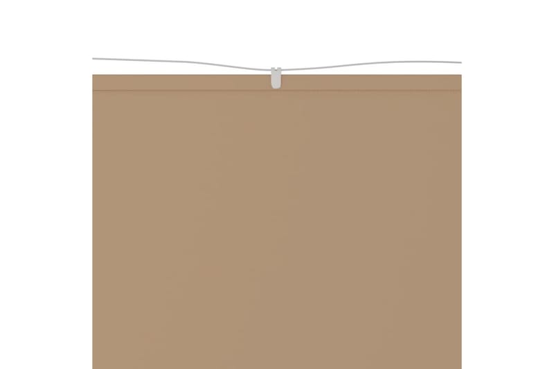 Markis vertikal taupe 100x360 cm oxfordtyg - Taupe - Utemöbler & utemiljö - Solskydd - Markiser