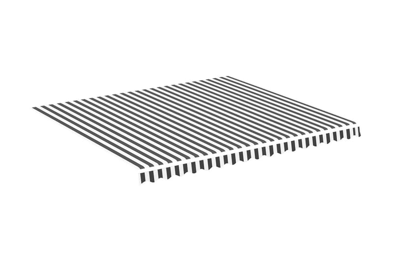 Markisväv antracit och vit 4x3,5 m - Grå - Utemöbler & utemiljö - Solskydd - Markiser - Markistillbehör - Markisväv & markistyg