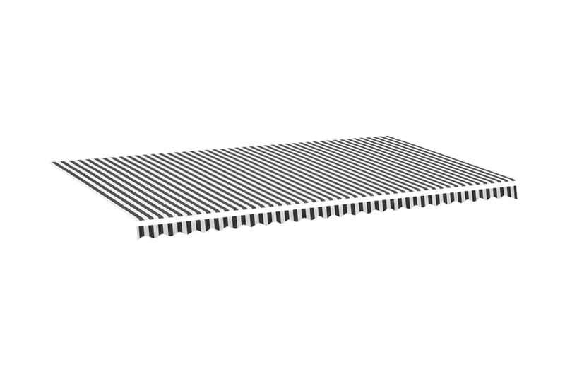 Markisväv antracit och vit 6x3,5 m - Grå - Utemöbler & utemiljö - Solskydd - Markiser - Markistillbehör - Markisväv & markistyg