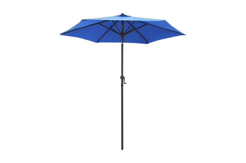 Parasoll blå 200x211 cm aluminium - Blå - Parasoll