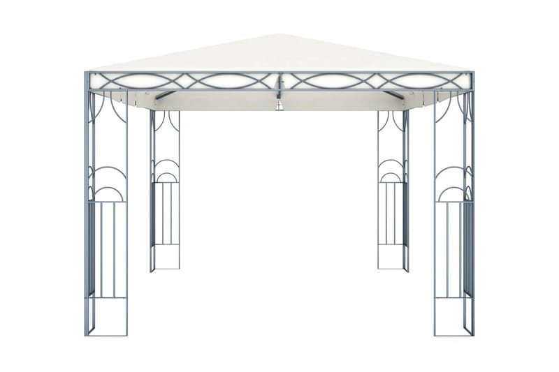 Paviljong 400x300 cm gräddvit - Vit - Utemöbler & utemiljö - Solskydd - Paviljong - Komplett paviljong