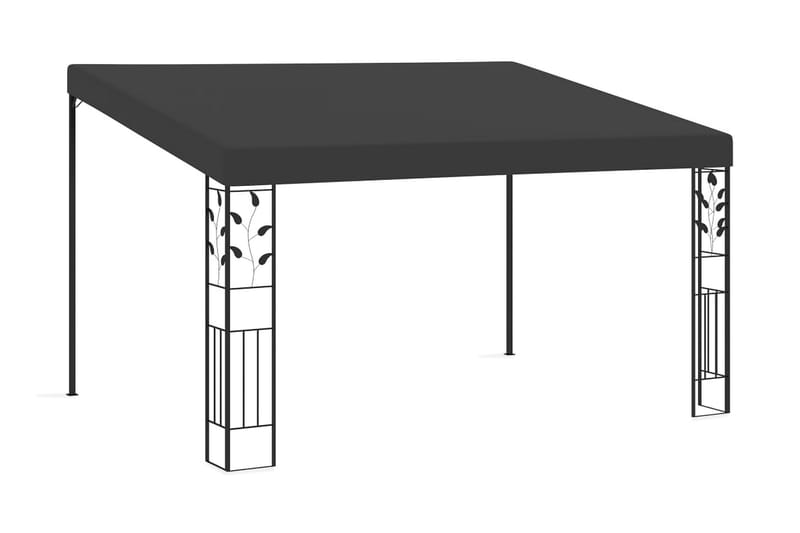 Väggmonterad paviljong 4x3x2,5 m antracit - Antracit - Utemöbler & utemiljö - Solskydd - Paviljong - Komplett paviljong