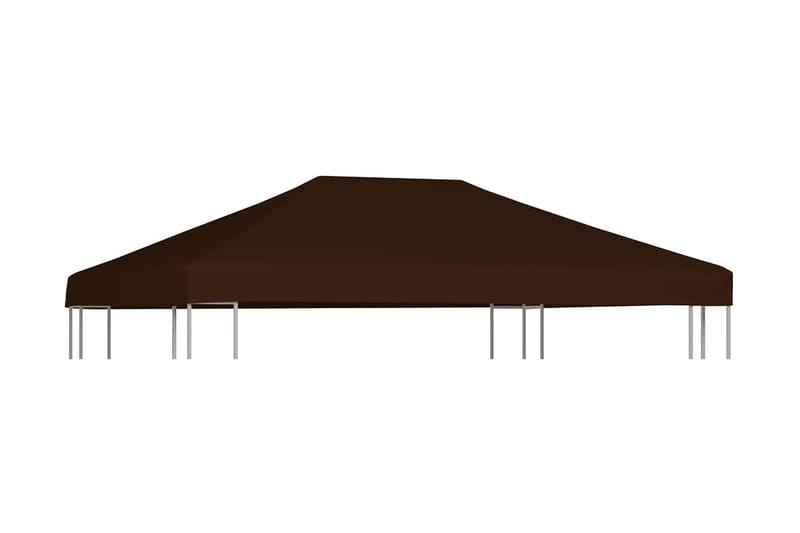 Paviljongtak 310 g/m² 3x4 m brun - Brun - Utemöbler & utemiljö - Solskydd - Paviljong - Paviljongtak