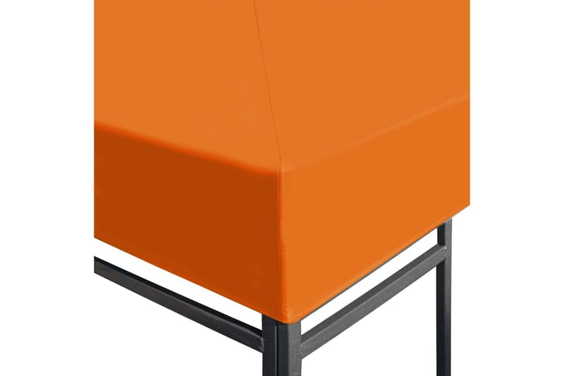 Paviljongtak 310 g/m² 4x3 m orange - Orange - Utemöbler & utemiljö - Solskydd - Paviljong - Paviljongtak