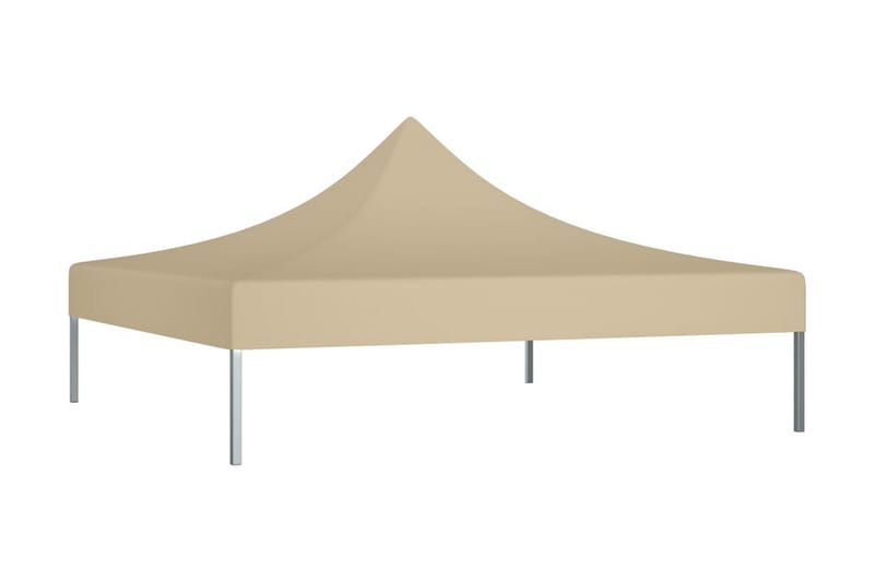 Tak till partytält 2x2 m beige 270 g/m² - Beige - Utemöbler & utemiljö - Solskydd - Paviljong - Paviljongtak