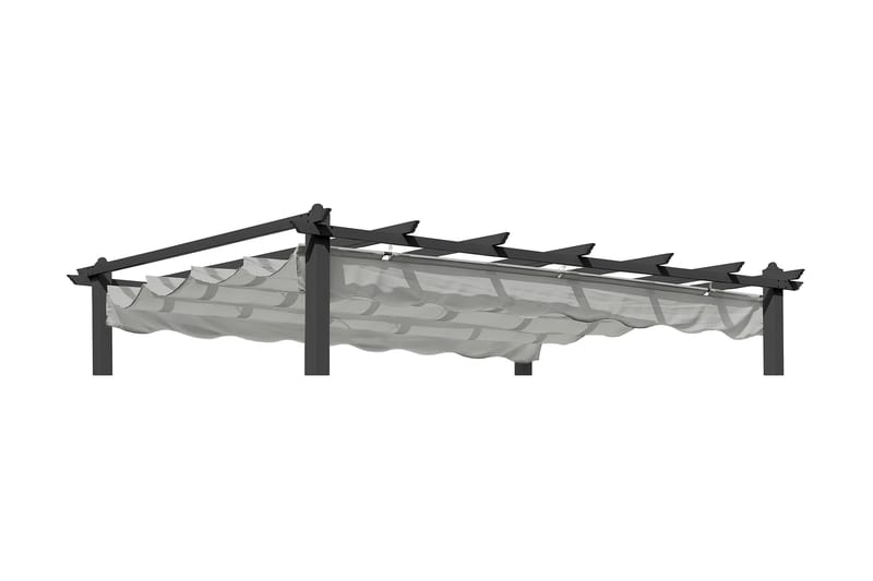 Hillerstorp Pergola Pergolux 300 cm - Grå - Utemöbler & utemiljö - Solskydd - Pergola