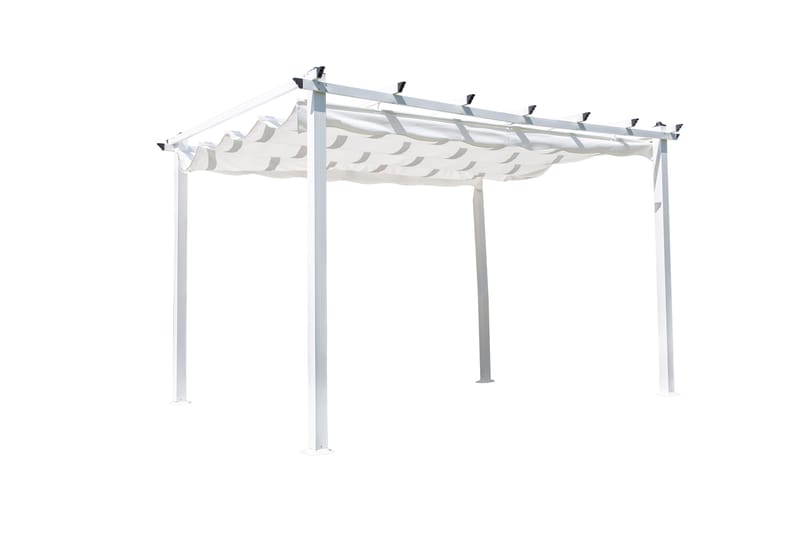 Lazio Pergola 348 cm - Vit - Utemöbler & utemiljö - Solskydd - Pergola