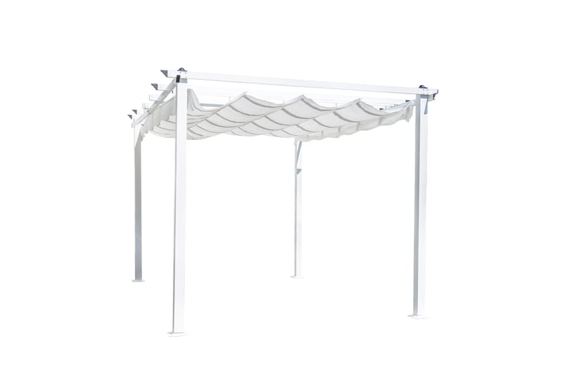 Lazio Pergola 348 cm - Vit - Utemöbler & utemiljö - Solskydd - Pergola