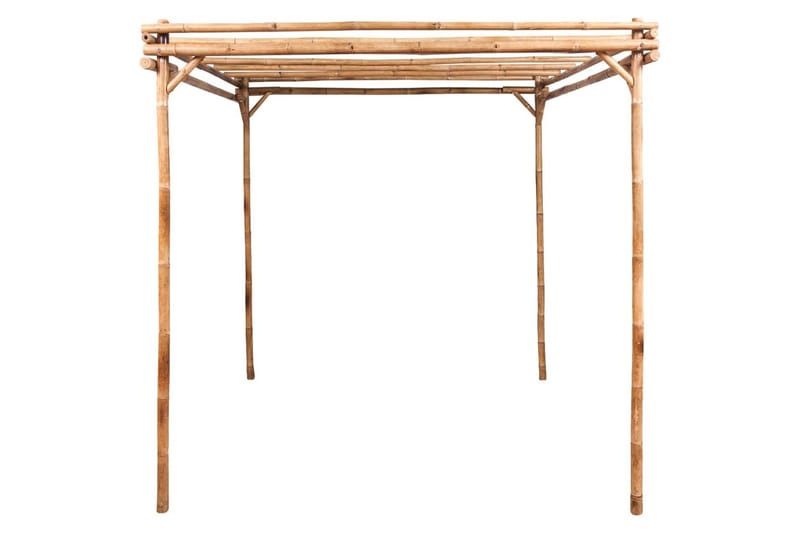 Pergola bambu 170x170x220 cm - Brun - Utemöbler & utemiljö - Solskydd - Pergola