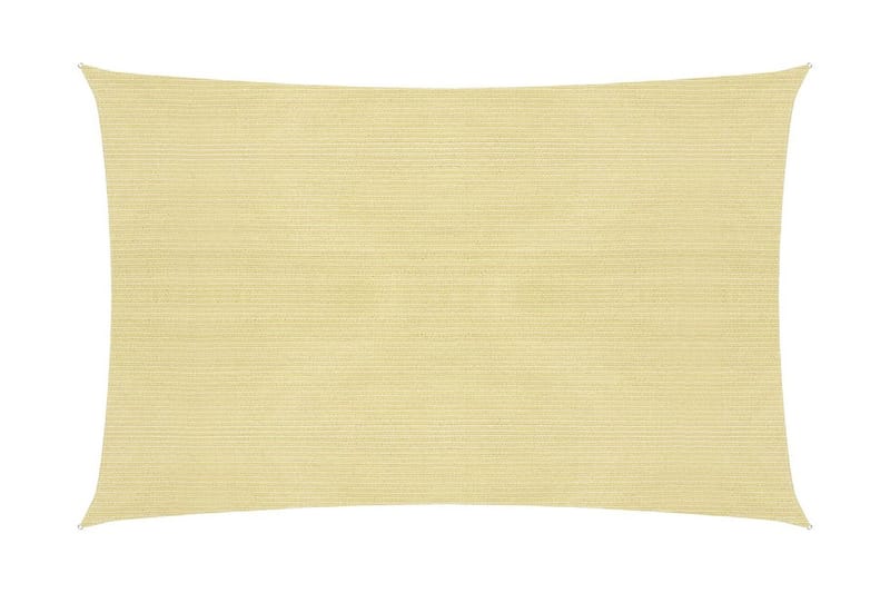 Solsegel 160 g/m² beige 2,5x3,5 m HDPE - Beige - Utemöbler & utemiljö - Solskydd - Solsegel