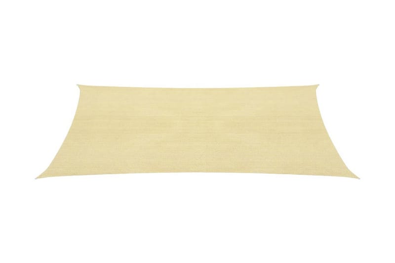 Solsegel 160 g/m² beige 2,5x3,5 m HDPE - Beige - Utemöbler & utemiljö - Solskydd - Solsegel