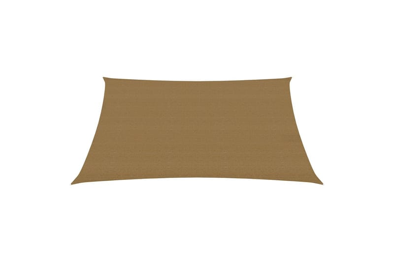 Solsegel 160 g/m² taupe 2,5x3,5 m HDPE - Brun - Utemöbler & utemiljö - Solskydd - Solsegel