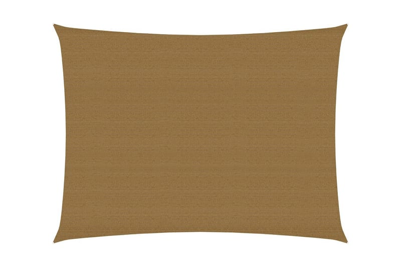 Solsegel 160 g/m² taupe 2,5x4 m HDPE - Brun - Utemöbler & utemiljö - Solskydd - Solsegel