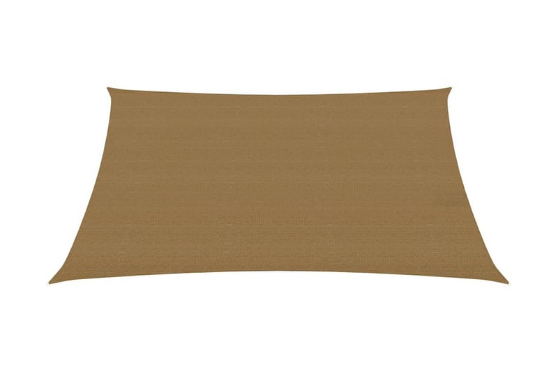 Solsegel 160 g/m² taupe 2,5x4 m HDPE - Brun - Utemöbler & utemiljö - Solskydd - Solsegel