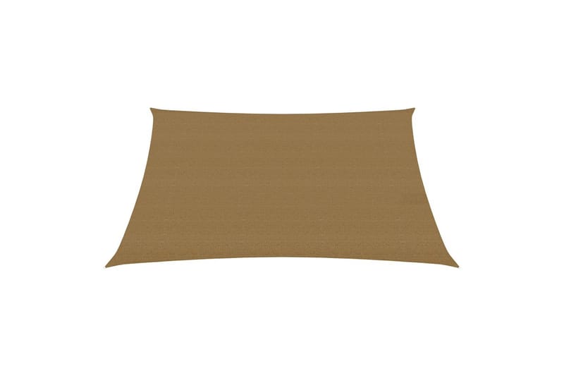 Solsegel 160 g/m² taupe 2x2,5 m HDPE - Brun - Utemöbler & utemiljö - Solskydd - Solsegel