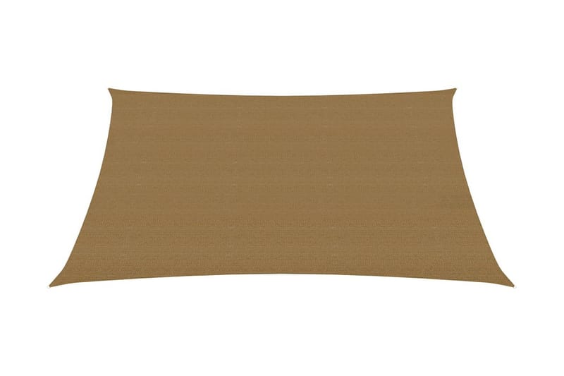 Solsegel 160 g/m² taupe 3x4,5 m HDPE - Brun - Utemöbler & utemiljö - Solskydd - Solsegel