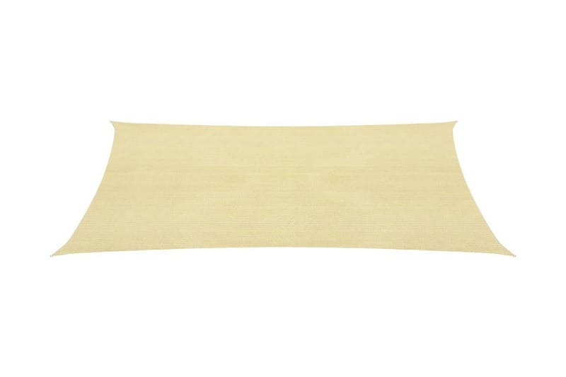 Solsegel 160 g/m² vit 2x3,5 m HDPE - Beige - Utemöbler & utemiljö - Solskydd - Solsegel