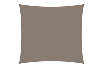 Solsegel oxfordtyg fyrkantigt 4,5x4,5 m taupe