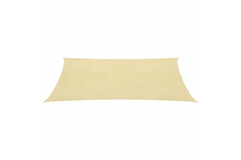 Solsegel 160 g/m² beige 2,5x4 m HDPE - Beige - Utemöbler & utemiljö - Solskydd - Solsegel