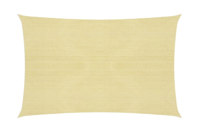 Solsegel 160 g/m² beige 2x3 m HDPE - Beige - Utemöbler & utemiljö - Solskydd - Solsegel