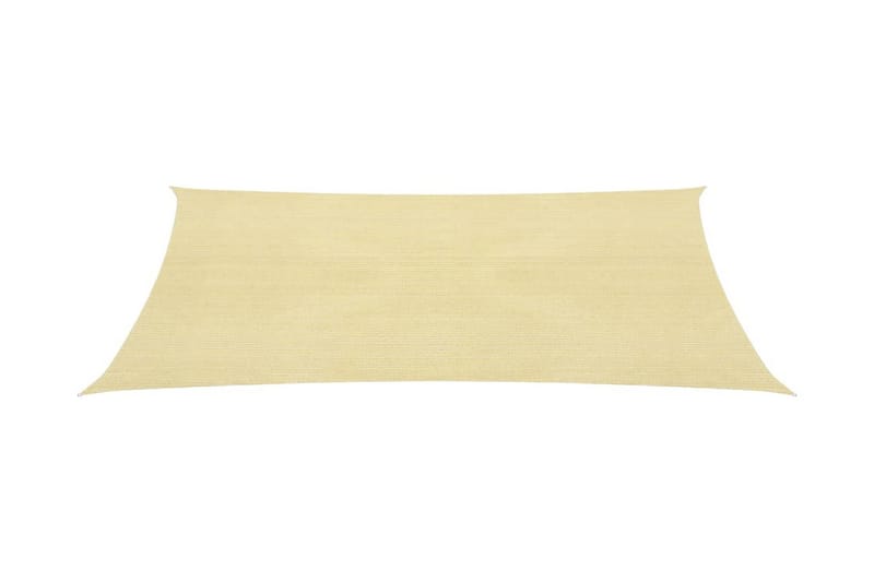 Solsegel 160 g/m² beige 2x3 m HDPE - Beige - Utemöbler & utemiljö - Solskydd - Solsegel