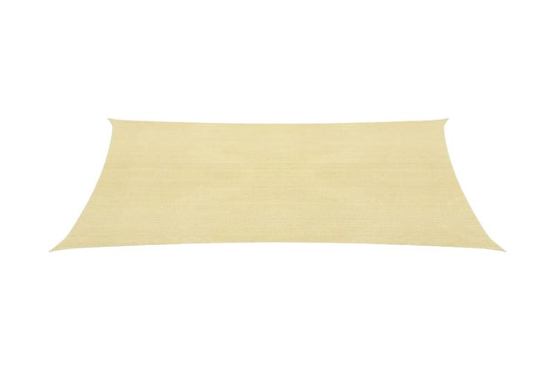 Solsegel 160 g/m² beige 3x4 m HDPE - Beige - Utemöbler & utemiljö - Solskydd - Solsegel