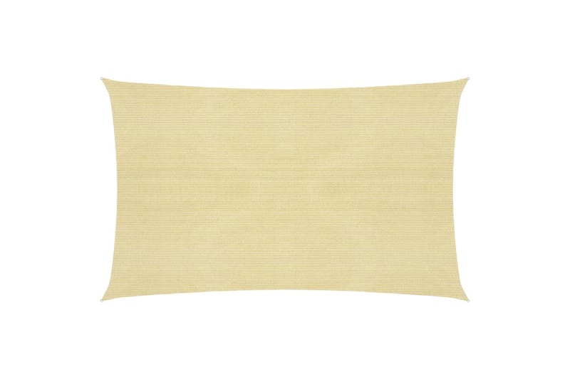 Solsegel 160 g/m² beige 3x6 m HDPE - Beige - Utemöbler & utemiljö - Solskydd - Solsegel