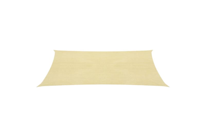 Solsegel 160 g/m² beige 3x6 m HDPE - Beige - Utemöbler & utemiljö - Solskydd - Solsegel