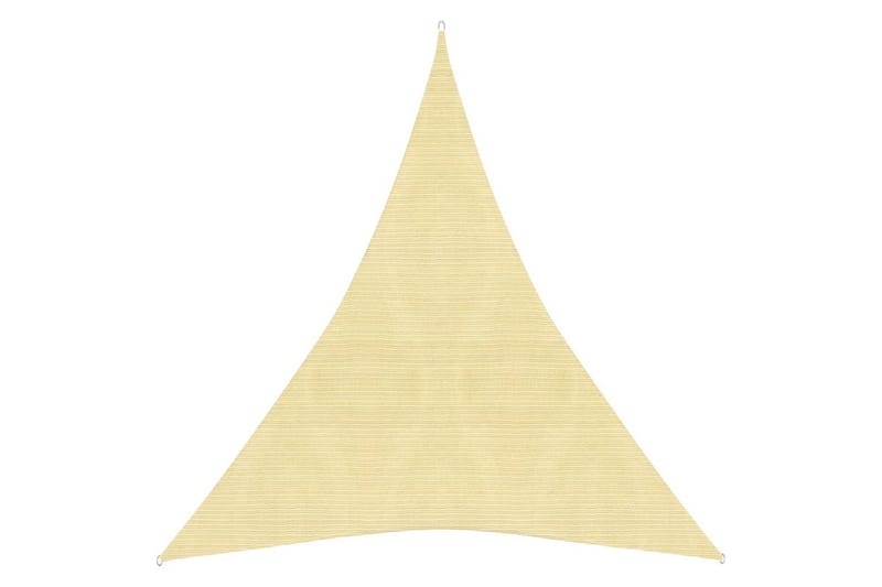 Solsegel 160 g/m² beige 4x5x5 m HDPE - Beige - Utemöbler & utemiljö - Solskydd - Solsegel