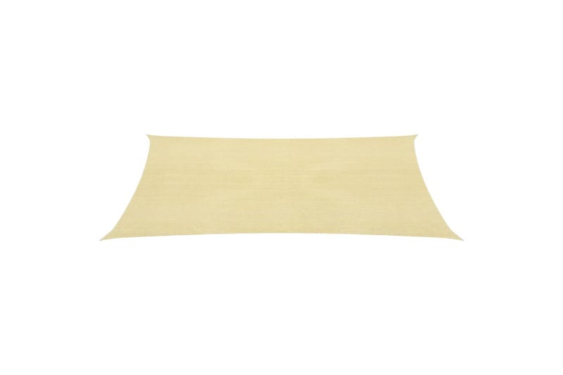 Solsegel 160 g/m² beige 4x7 m HDPE - Beige - Utemöbler & utemiljö - Solskydd - Solsegel