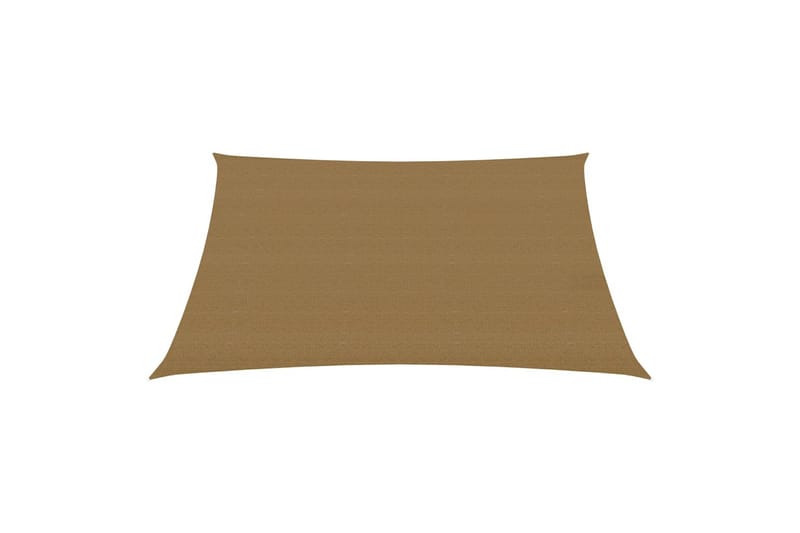 Solsegel 160 g/m² taupe 2,5x2,5 m HDPE - Brun - Utemöbler & utemiljö - Solskydd - Solsegel