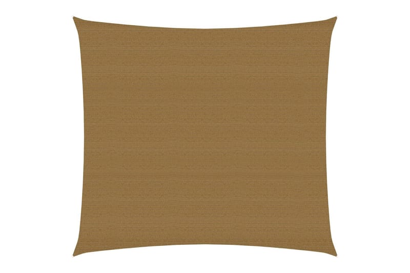 Solsegel 160 g/m² taupe 2,5x2,5 m HDPE - Brun - Utemöbler & utemiljö - Solskydd - Solsegel