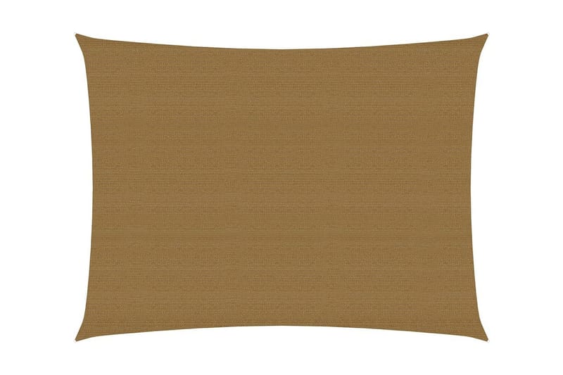 Solsegel 160 g/m² taupe 2x3,5 m HDPE - Taupe - Utemöbler & utemiljö - Solskydd - Solsegel