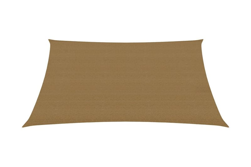 Solsegel 160 g/m² taupe 2x3,5 m HDPE - Taupe - Utemöbler & utemiljö - Solskydd - Solsegel