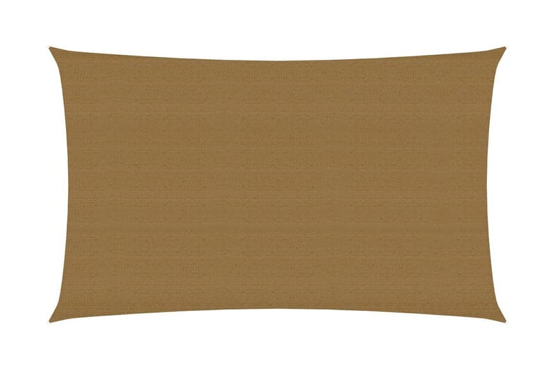 Solsegel 160 g/m² taupe 2x5 m HDPE - Taupe - Utemöbler & utemiljö - Solskydd - Solsegel