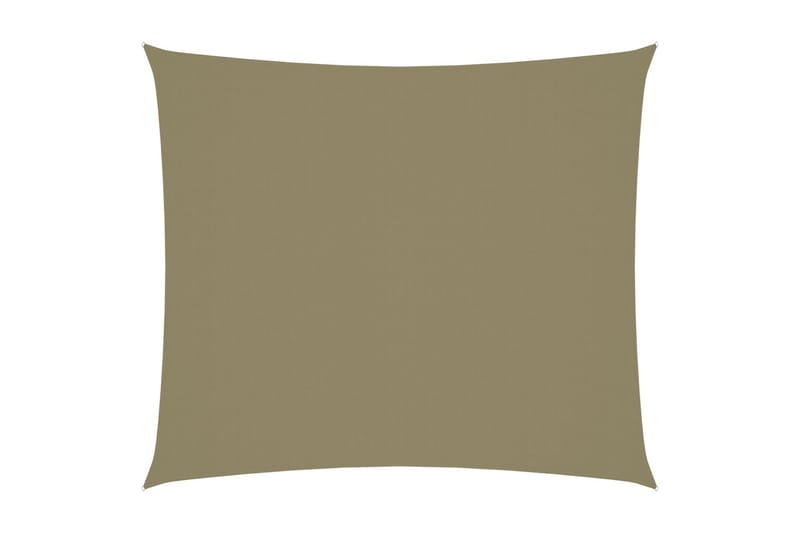 Solsegel oxfordtyg rektangulärt 2,5x3 m beige - Beige - Utemöbler & utemiljö - Solskydd - Solsegel