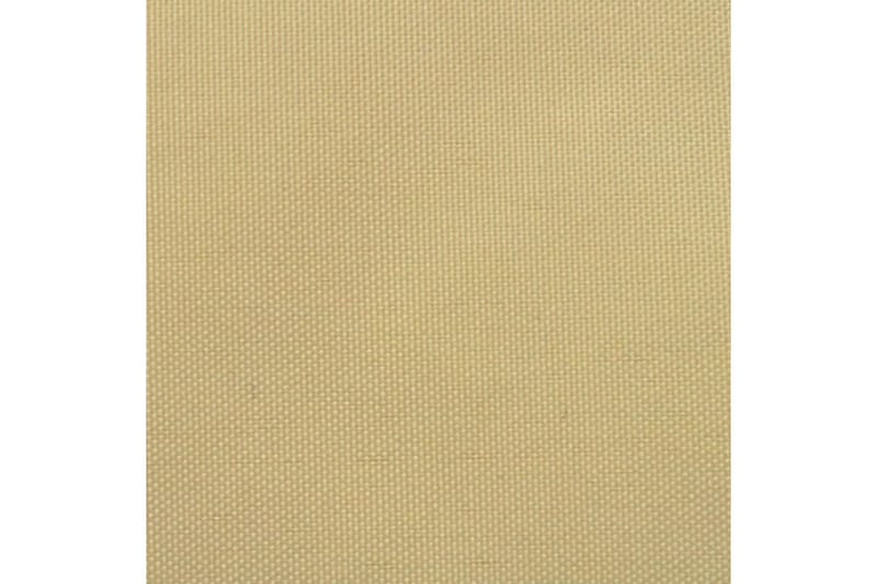 Solsegel Oxfordtyg rektangulärt 2x4 m beige - Beige - Utemöbler & utemiljö - Solskydd - Solsegel