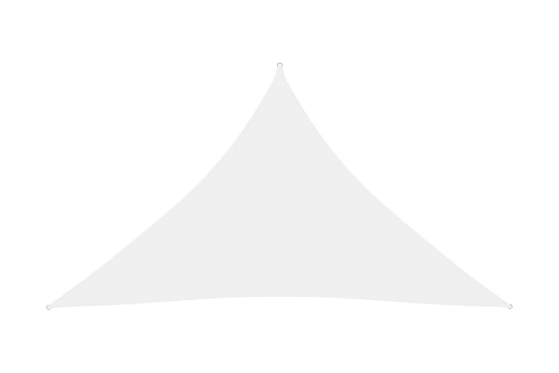 Solsegel Oxfordtyg trekantigt 2,5x2,5x3,5 m vit - Vit - Utemöbler & utemiljö - Solskydd - Solsegel