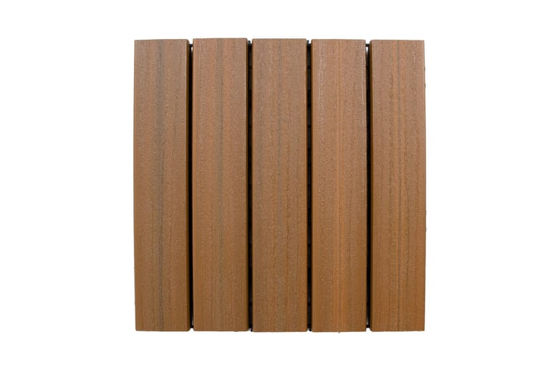 Terassplatta 22st 30x30x2,2 cm 2m² Brun - Trall balkong - Trall